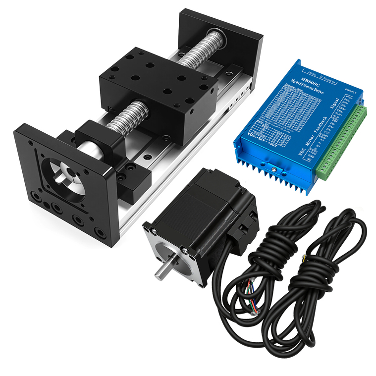 Linear Actuator Ball Screw Slide Stage Rail Guide Motion Table Nema23 ...
