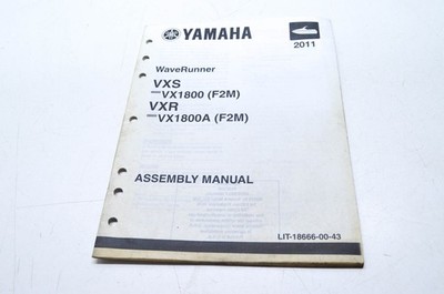OEM Yamaha LIT-18666-00-43 Service Manual VXS VX1800 VXR VX180