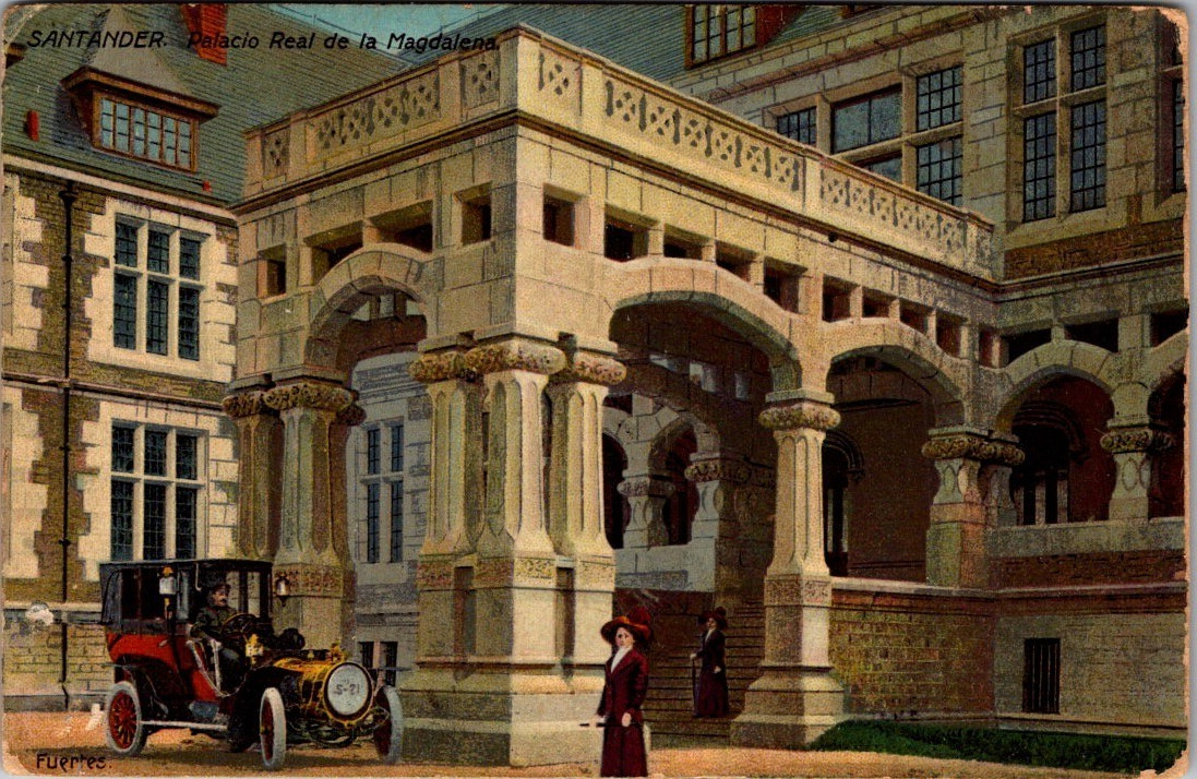 Spain Palacio Real de la Magdalena Santander Postcard [AA]