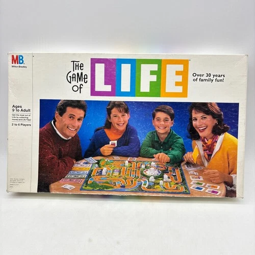 VINTAGE The Game of Life 1991 Milton Bradley COMPLETE Classic Family Kids
