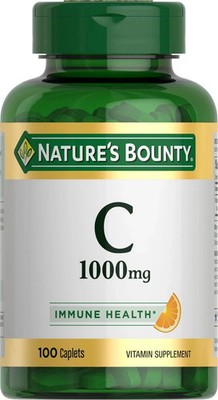 Nature s Bounty Vitamin C 1000mg, Immune Support 100 Count (Pack of 1), No