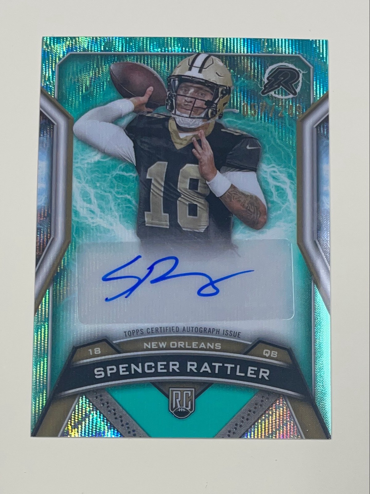2024 Topps Resurgence - Resurgence Rookie Signatures Spencer Rattler #RRS-SR...
