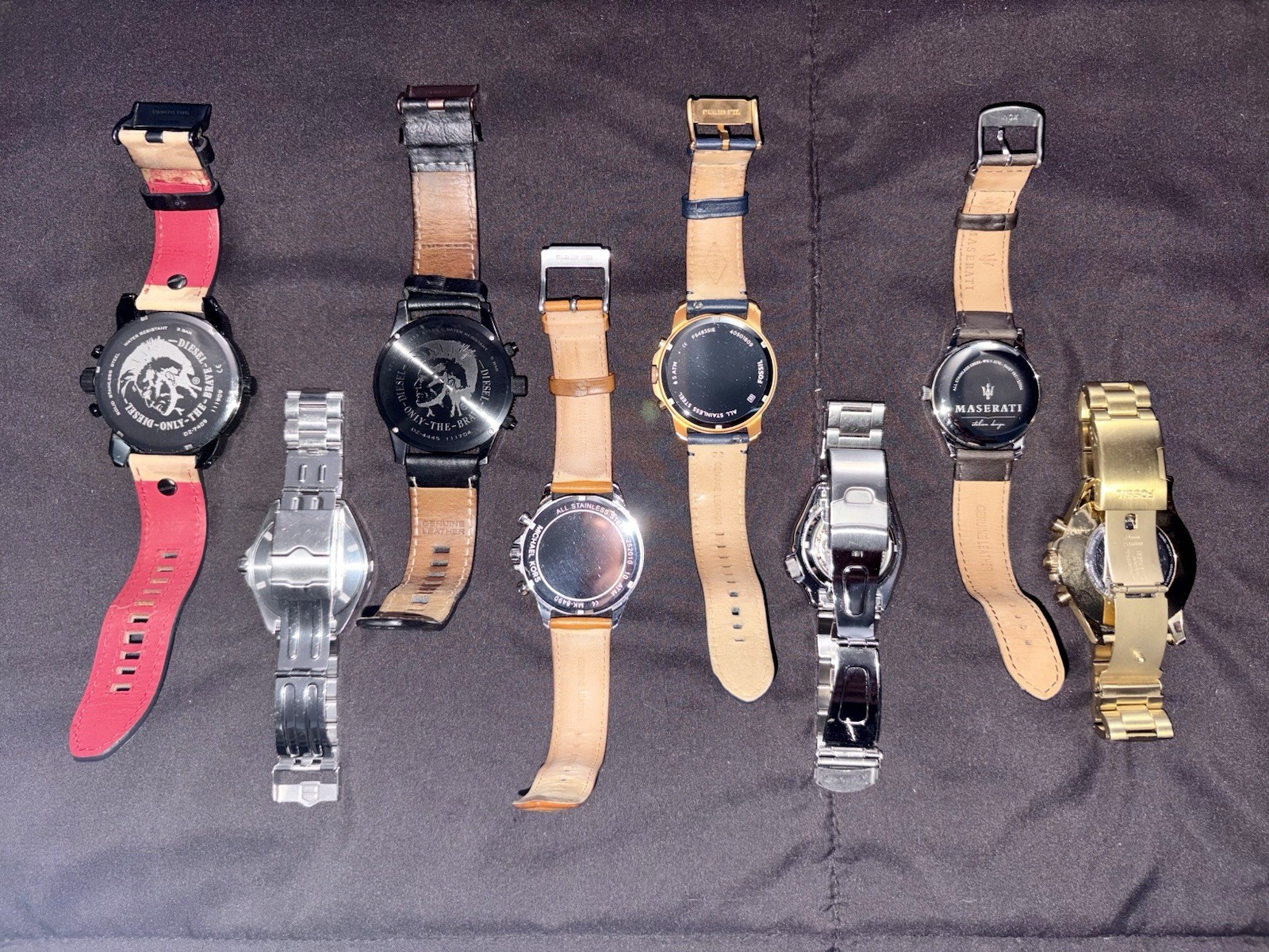 Watch Lot Men’s (x8) - Tag Heuer, Michael Kors, Fossil, Seiko, Diesel, Maserati