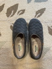 BOGS NWOT Gray Quilted Lounge Neutral Cottage Cozy Gorpcore Slipper Clog Women 8