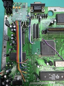Sega Genesis 3BP Triple Bypass RGB Model 1 VA5 Console Full Recap Blue LED