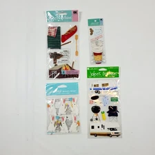 Jolee's Boutique Stickers Lot Cabin Camping RV Coffee Easter Bunnies New