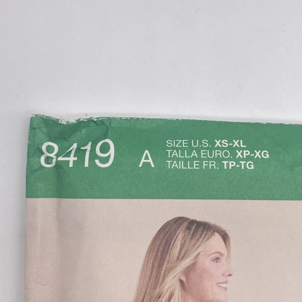 Simplicity Sewing Pattern 8419 Womens Shawl Size XS S M L XL Uncut - Image 4 of 4