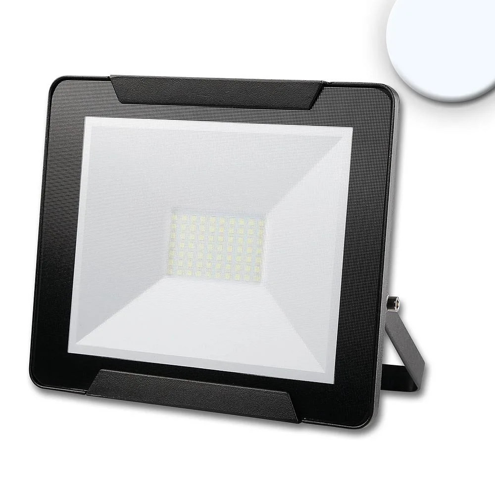 LED Fluter 50W, kaltweiß, schwarz, IP65, drehbar und schwenkbar, 6500K 4000lm 12