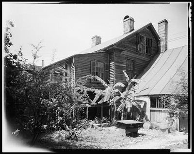 St Augustine Florida Watkins House 1930s Historic Wood House St George St
