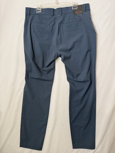 NWT KJUS Pants Mens 38 x 32 Iver Tailored Golf Blue Stretch  - 第 5/9 張圖片