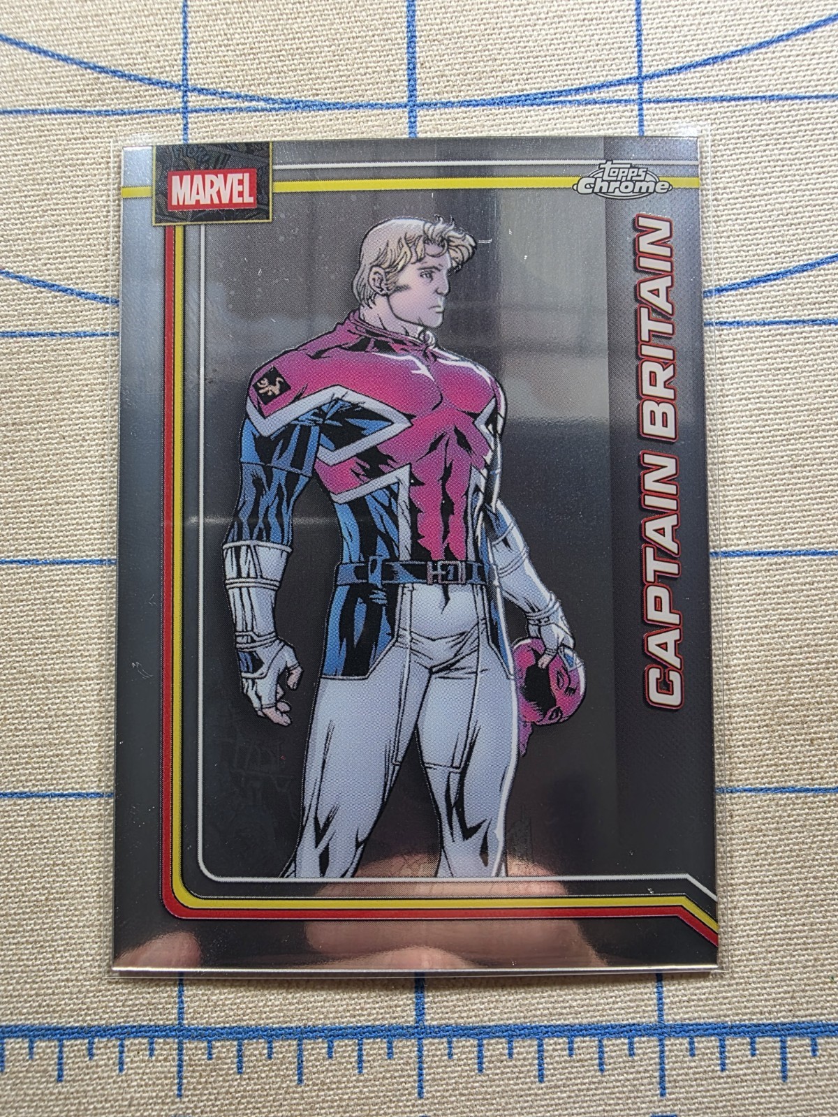 2026 Topps Chrome Marvel - Captain Britain #020 - Regular Base