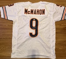 Jim McMahon Chicago Bears Signed autographed custom white jersey SB XX Champ COA