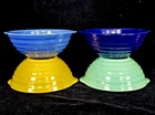 (LOT of 4) Garden City Pottery Tab Handle Lug Soup Bowls Ringware Bauer Era