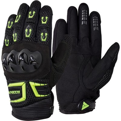 Modeka - Motorcycle Gloves L - MX Top II Kids - Black-Fluorescent Yellow