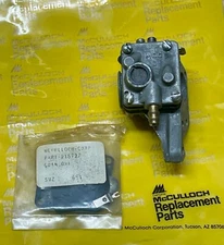 NOS OEM McCulloch MDC 9 Carburetor Mini Mac w/NOS Rebuild Kit PN 216727  (B 69)