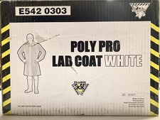 Polypro Laboratory Coats White 2X-Large 30-Pk Workhorse E542 0305
