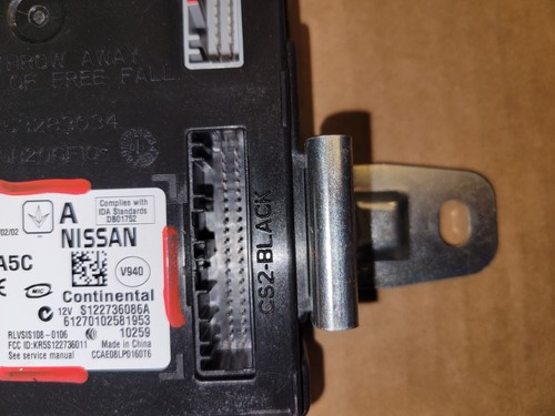 2009 2010 2011 INFINITI FX35 FX50 EX35 BODY CONTROL MODULE BCM BCU CONTINENTAL - Picture 7 of 16
