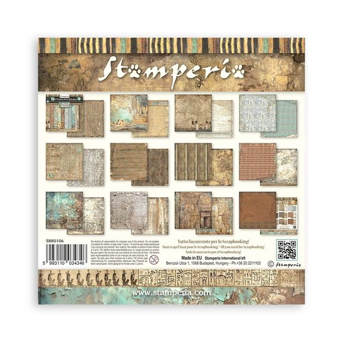 Stamperia FORTUNE - TIERRA DE FARAONES - 8" X 8" - DOBLE CARA - 10 HOJAS - Imagen 14 de 14