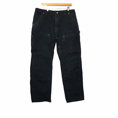 Vintage Carhartt B01 BLK 38x32 Double Knee Pants | eBay
