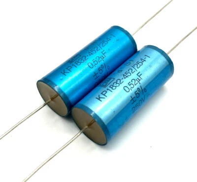2 x Roederstein ERO KP 1832 0,52uF 520nF / 250V Audio Grade - NOS - Bild 1 von 3