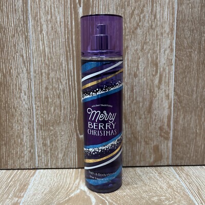 New Bath Body Works MERRY BERRY CHRISTMAS Oz Fine Fragrance Mist Body  Spray