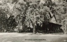 RPPC President Hayes Residence Fremont Ohio Real Photo P266