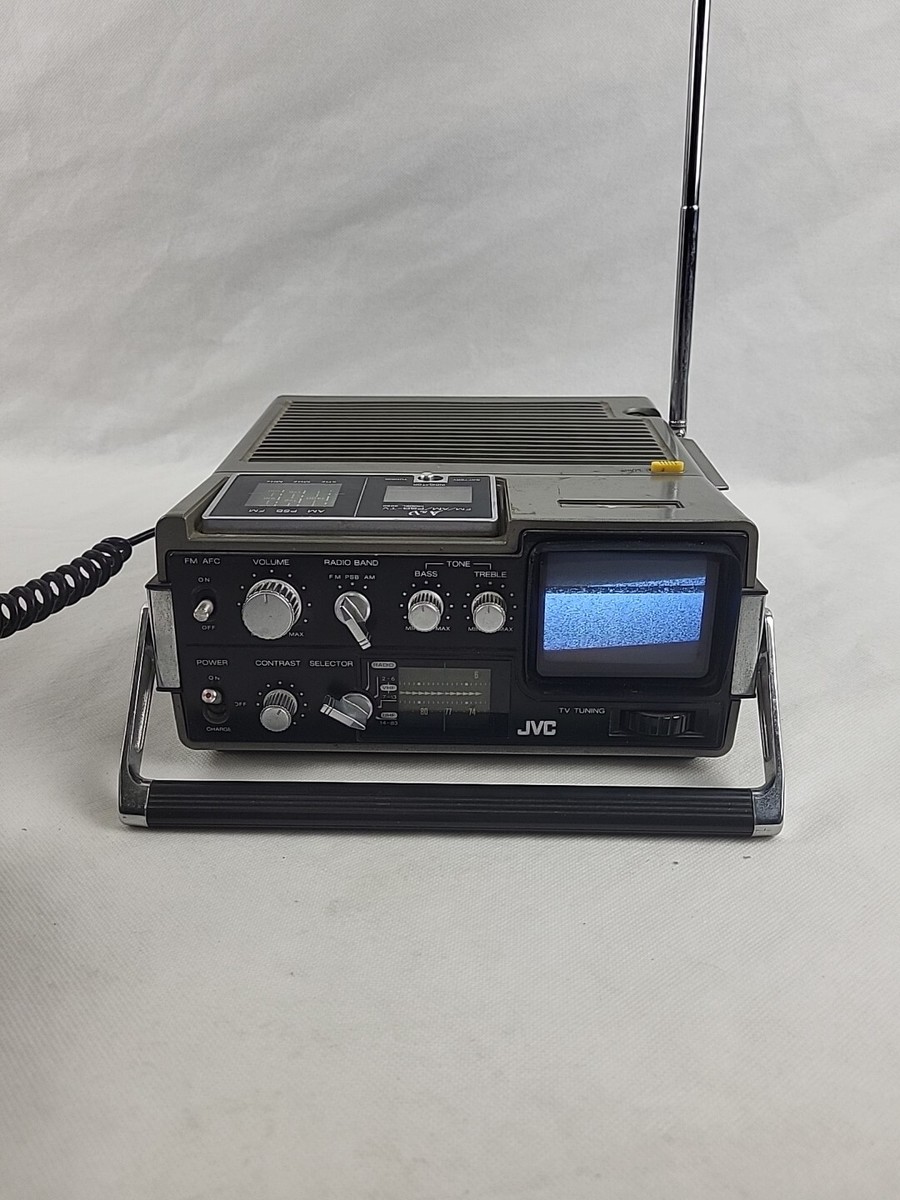 Vintage JVC Radio TV Model 3050 With Power Adaptor Tested and