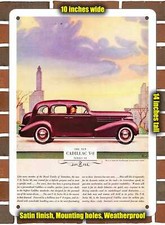 Metal Sign - 1936 Cadillac V-8 Series 60 Touring Sedan- 10x14 Inches