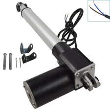 1320lbs Electric Linear Actuator 12V DC 17.7inch Stroke with Bracket Brand New
