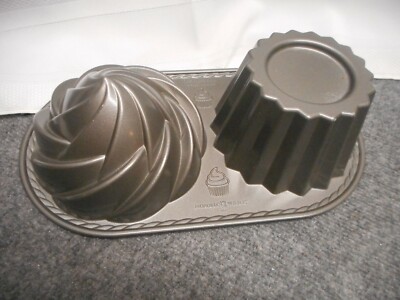 Nordic Ware Cup Cake Pan Cup Liters BIG CupCake Pan