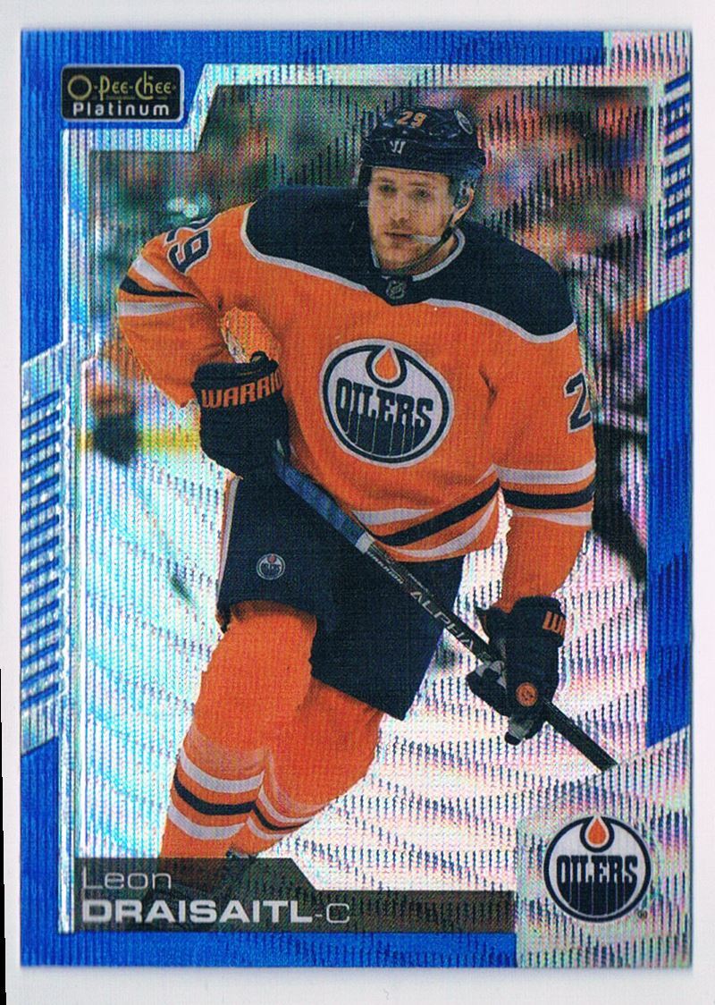 2020-21 O-PEE-CHEE PLATINUM BLUE SURGE LEON DRAISAITL EDMONTON OILERS #2