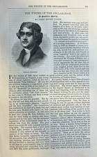 1876 Thomas Jefferson Declaration of Independence