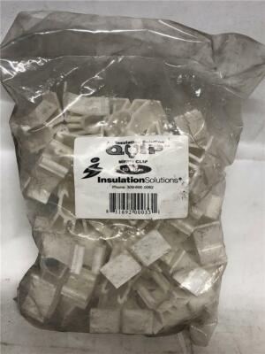 InsulationSolutions QUIP QC3-50 1/2'' PEX Wire Mesh Clips (Lot of 2 50pks)