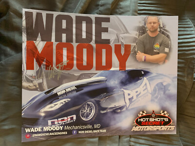 Wade Moody Signed Promo Card 2019 PRI Autographed MGM Diesel Race Team
