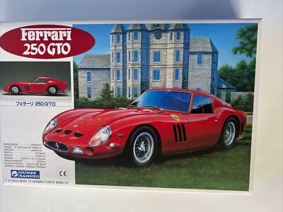 GUNZE SANGYO Ferrari 250 GTO 1:24 PRICED TO SELL All Parts Are Sealed Brand New!