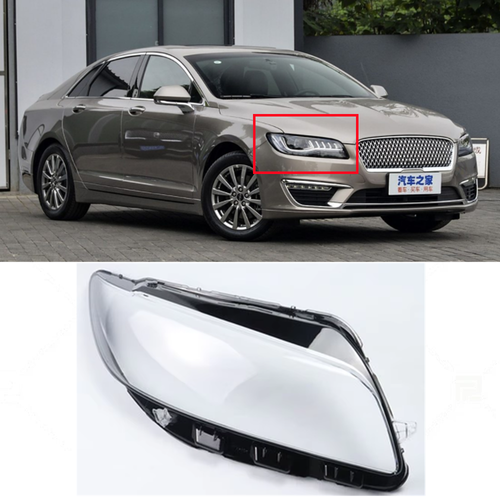 Fits 2017-2020 Lincoln MKZ RH Side Headlight Replace Lens Cover+Sealant Glue - Picture 2 of 5