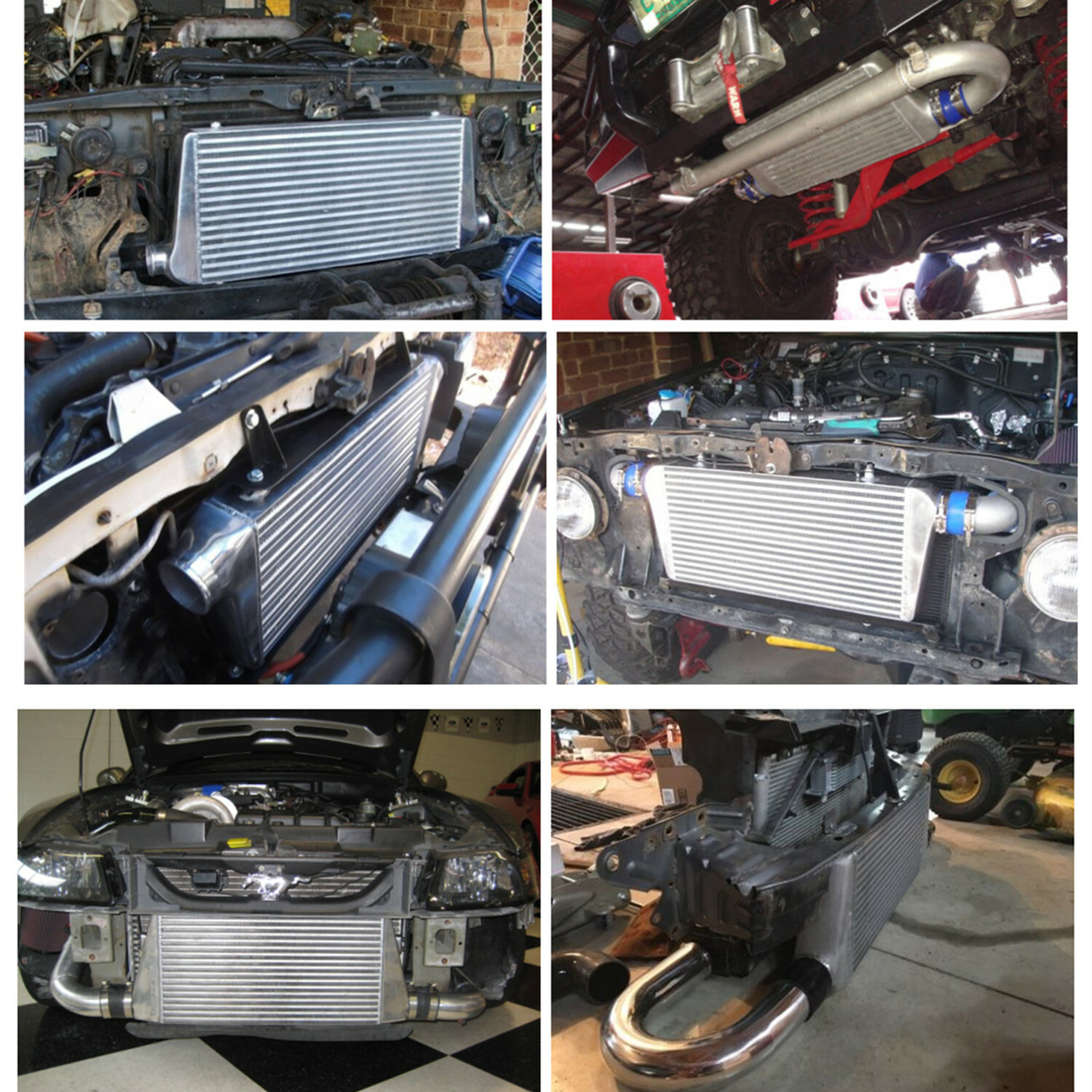 Universal Bar and Plate Intercooler Core Size 600*400*120 In/outlet 102mm 4.0" 843401155449 eBay