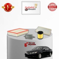 Kit Wartung 4 Filter Saab 9-3 II 2.0 T Biopower 162KW 220PS Von 2011 Bis 2015
