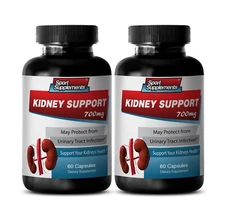 Max Strength Liver Support - Kidney Support 700mg - 2 Bottle 120 Capsules