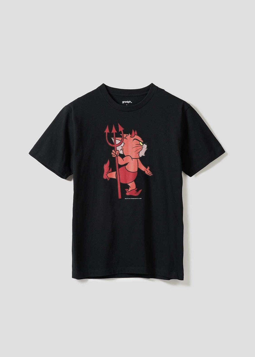 Graniph] Tom and Jerry Devil | T-shirt Size SS ~ XXL Black From JP