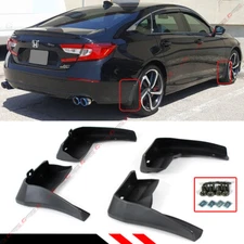FOR 18-2022 HONDA ACCORD 4DR SEDAN 4 PCS FRONT + REAR SPLASH GUARD MUD FLAPS SET