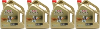 Castrol Edge Turbo Diesel 5W-40 Fluid Titanium (ex. FST) Motoröl 4x 5 = 20 Liter