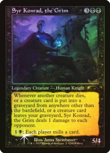 syr konrad mtg final fantasy Golbez, Clad in Darkness or a creature card is put into a graveyard from anywhere other than the battlefield MTG Throne of Eldraine Cards