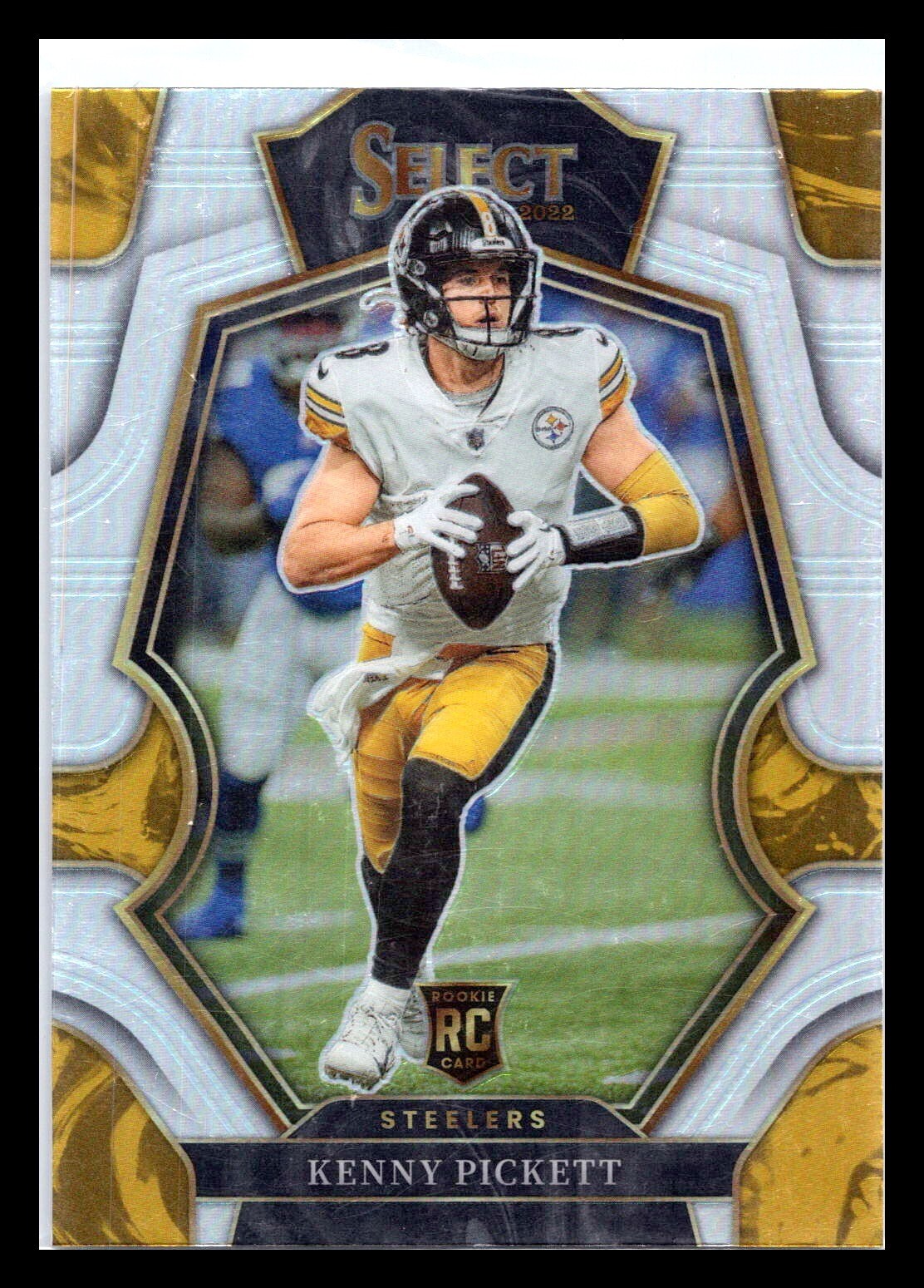 Kenny Pickett 2022 Panini Select Rookie Premier Level Silver Prizm RC #182