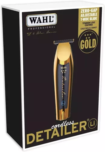 Wahl 5-Star Series 8171-700 Gold Detailer Li Trimmer Professional Cord Cordless