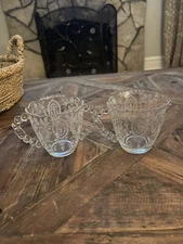 Crystal Floral Glass Set Unbranded