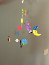 VTG MOTHER GOOSE NURSERY RHYMES HANGING MOBILE MADE HONG KONG