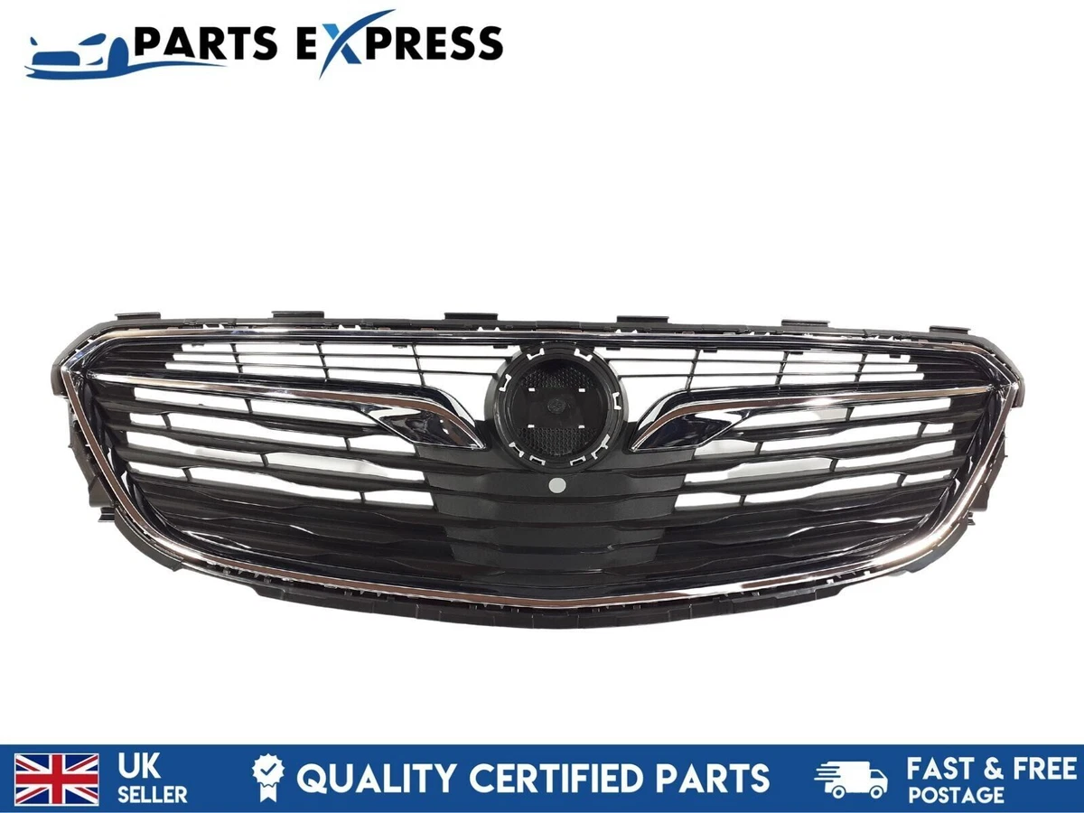 VAUXHALL INSIGNIA B 2017 - 2021 GRILLE MAIN TOP RADIATOR BLACK 