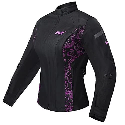 HWK Women s Motorcycle Jacket For Women Rain Waterproof Moto Riding Ladies Motor