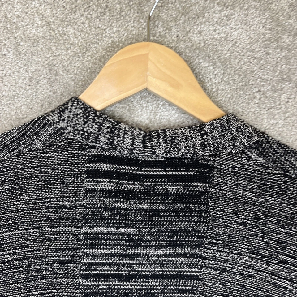 Cárdigan Andrea Jovine Mujer Gris Medio Plumero Viscosa Algodón Elástico - 2434* Foto 3 de 4